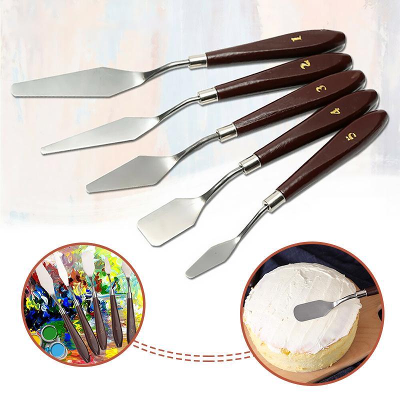 Pre-Sale>>Stainless Steel Baking Pastry Spatulas(5PCS)
