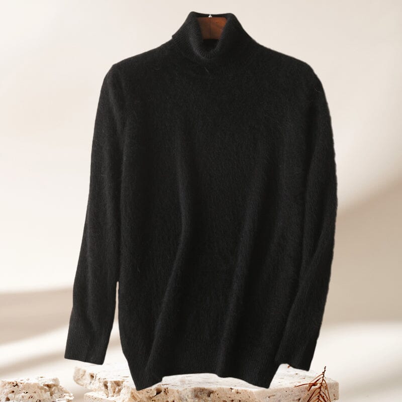 Men's Mink Turtleneck Bottoming Sweater