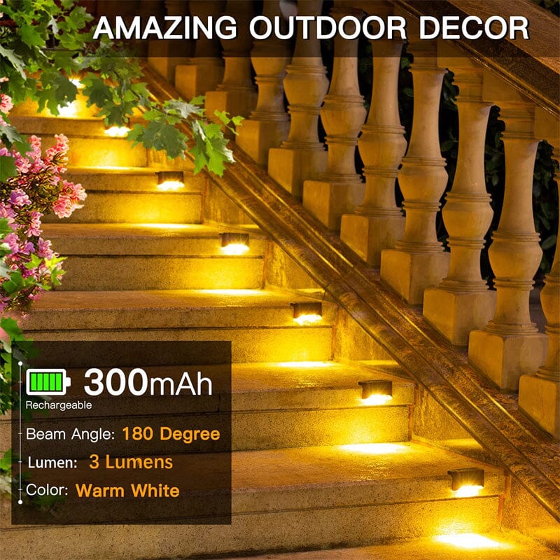 Solar Outdoor Stair Lights (4PCS)
