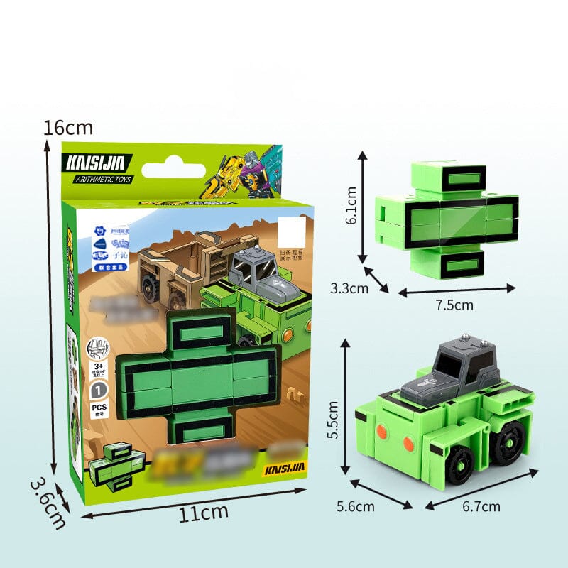 Toy Deformation Number Transform Robot