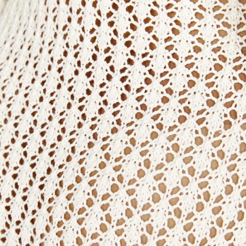 Sexy Knitted Hollow Beach Bikini Swimsuit Cover Up