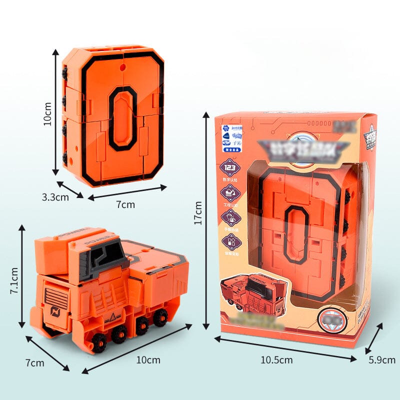 Toy Deformation Number Transform Robot