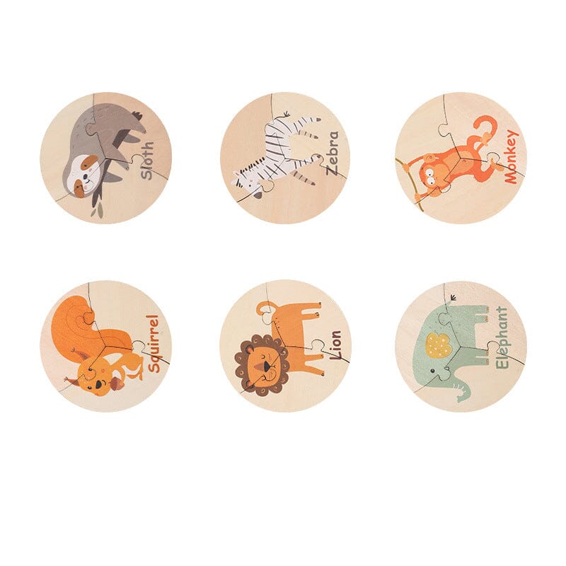 Wooden Puzzles Toddler Sensory Toys