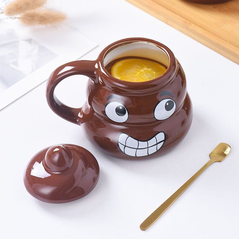 Naughty Prank Poop Ceramics Mug