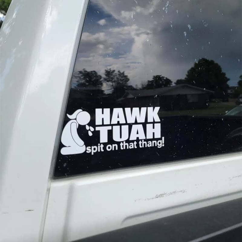 Hawk Tuah Spit On That Thang Sticker