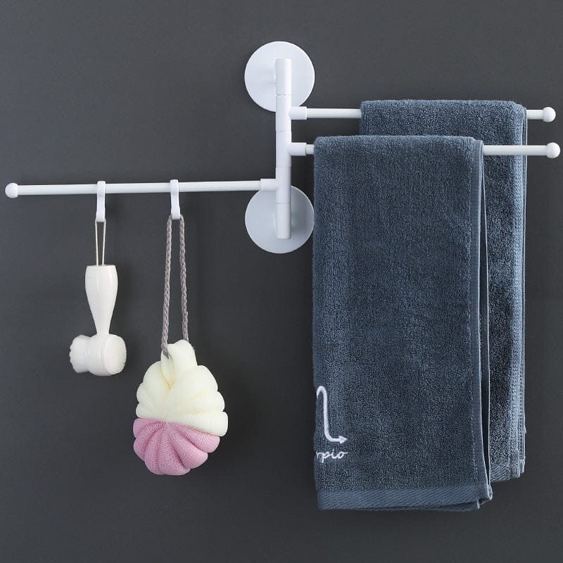 Punching-free Rotating Towel Rail