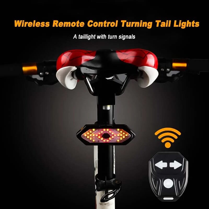 LED Wireless Remote Control Bicycle Tail Light
