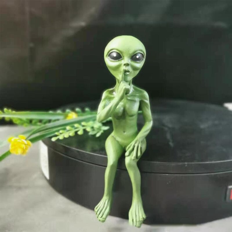 Outer Space Alien Garden Statue