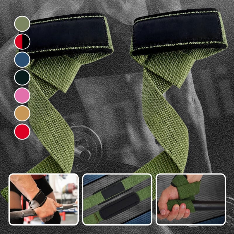 Premium Padded Weightlifting Straps