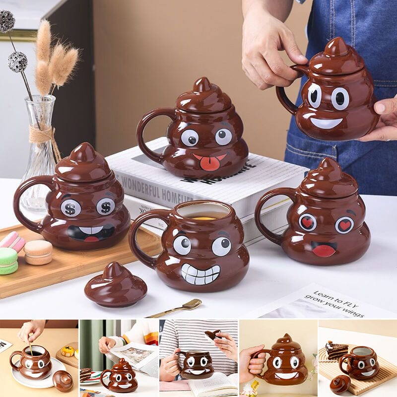 Naughty Prank Poop Ceramics Mug