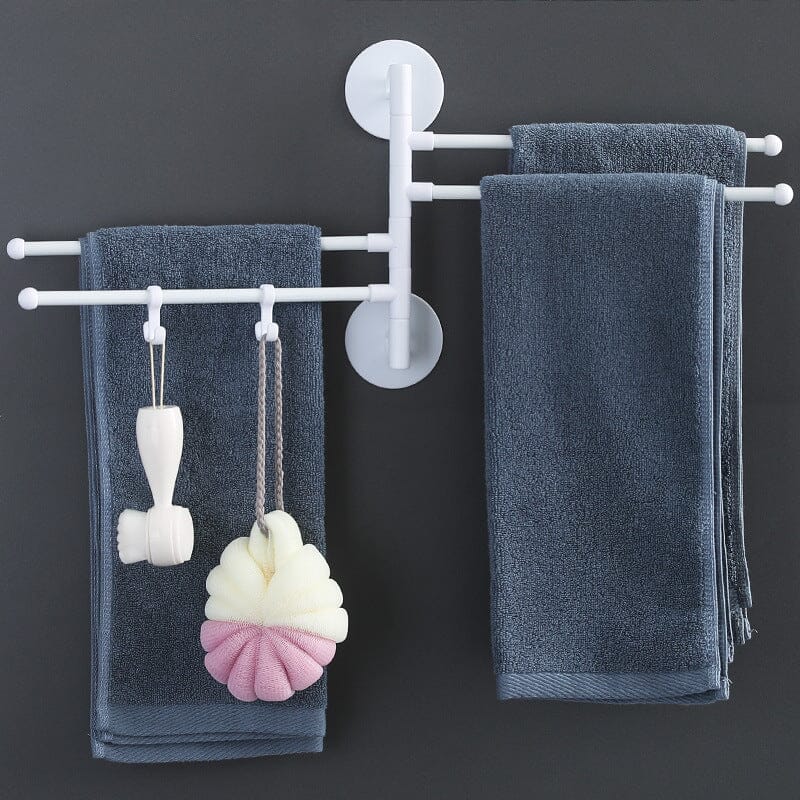 Punching-free Rotating Towel Rail