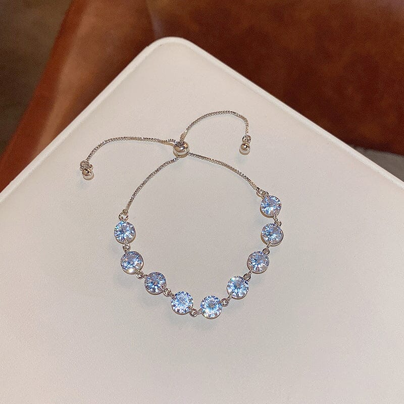 Diamond Silver Zircon Bracelet