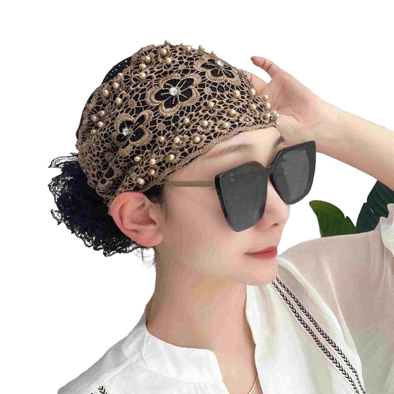 Women's Floral Lace Headwrap