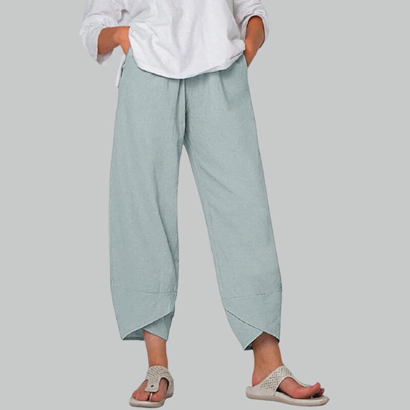 Cotton and Linen Casual Pants