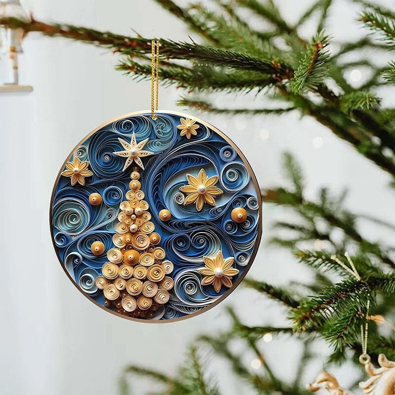 3D Non-Textured Christmas Ornaments