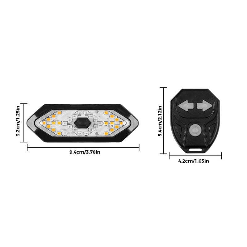 LED Wireless Remote Control Bicycle Tail Light