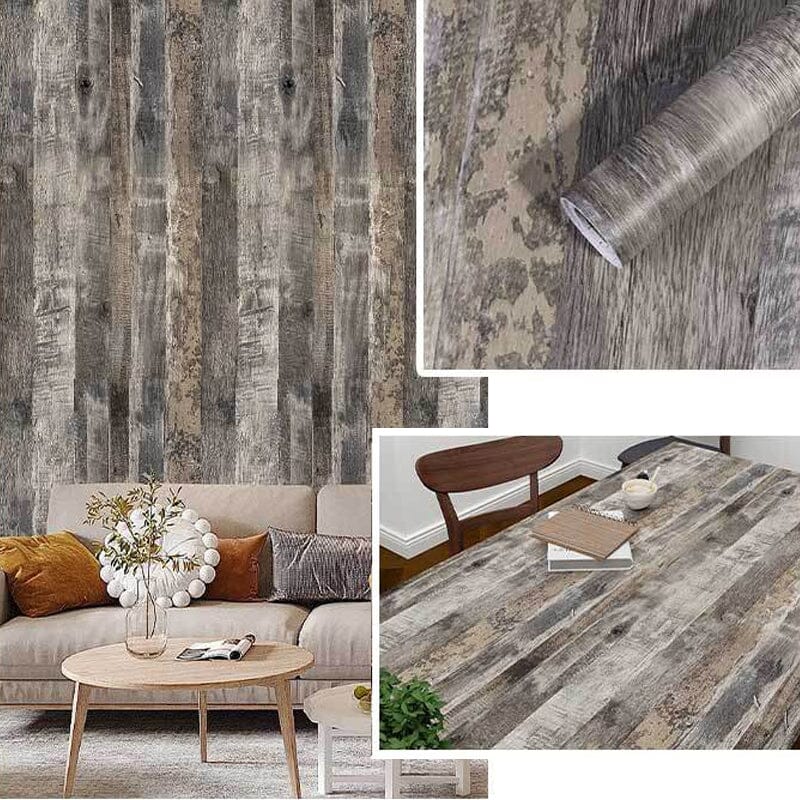 Simulation Wood Grain Self Adhesive Wallpaper