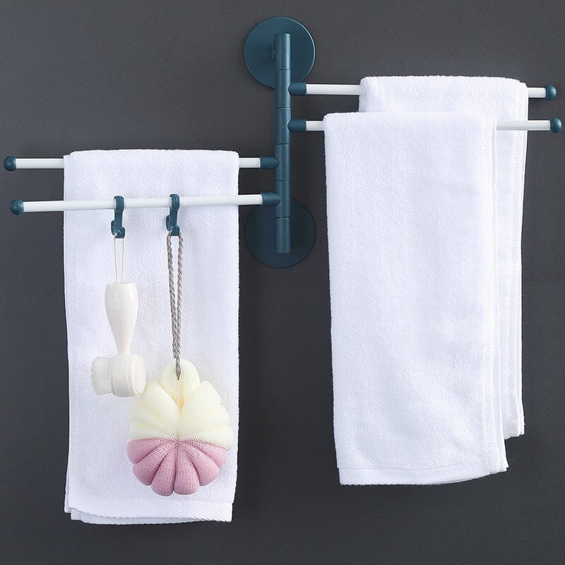 Punching-free Rotating Towel Rail