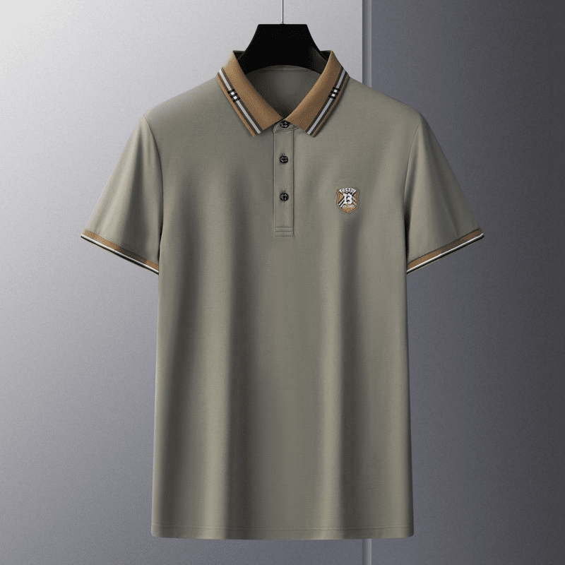 Men's Casual Embroidered POLO Shirt