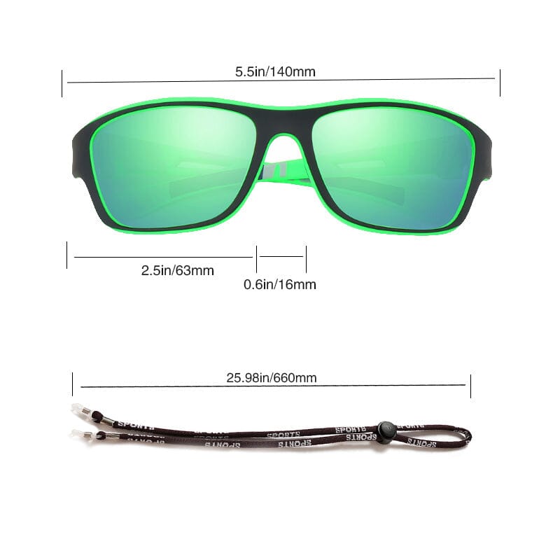 Outdoor Sports Sunglasses with Anti-glare Polarized Lens