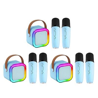 Mini Karaoke Machine With Wireless Microphones