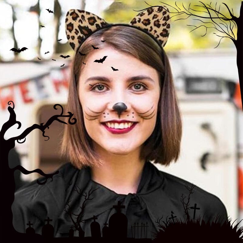 Leopard Cat Ears Headband