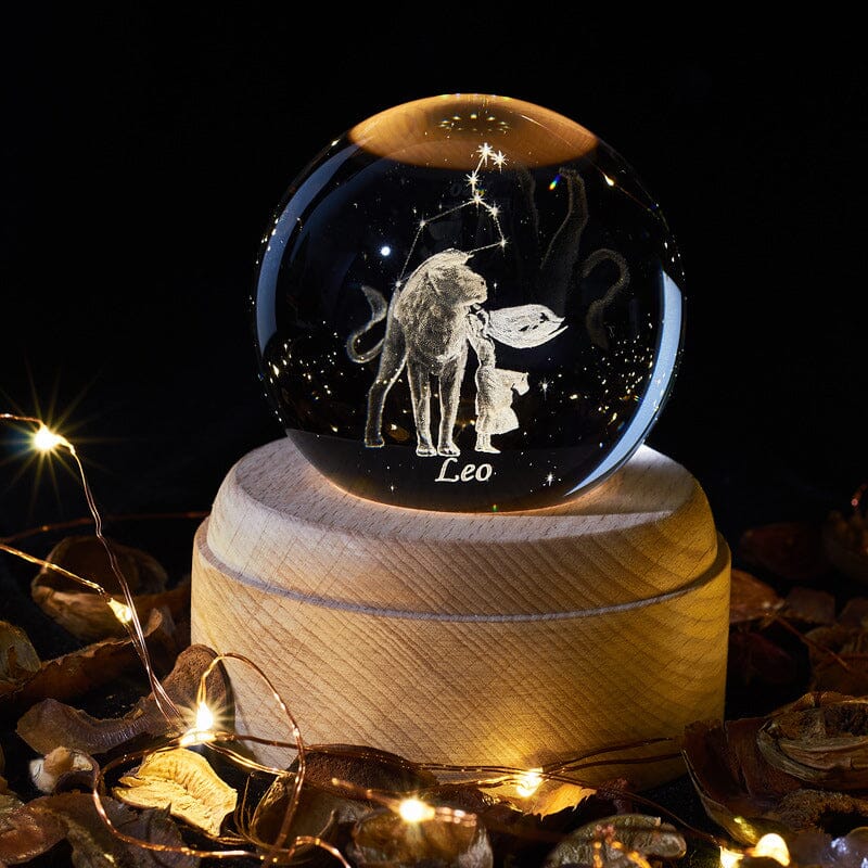 Glowing Crystal Ball Night Light