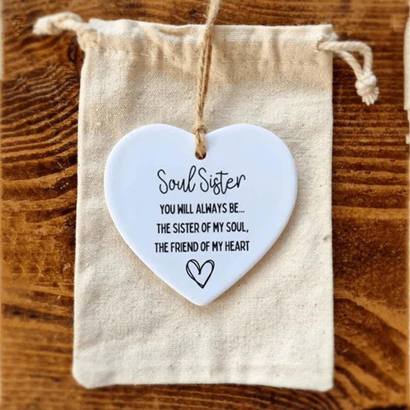 Ceramic Heart Quote Gift