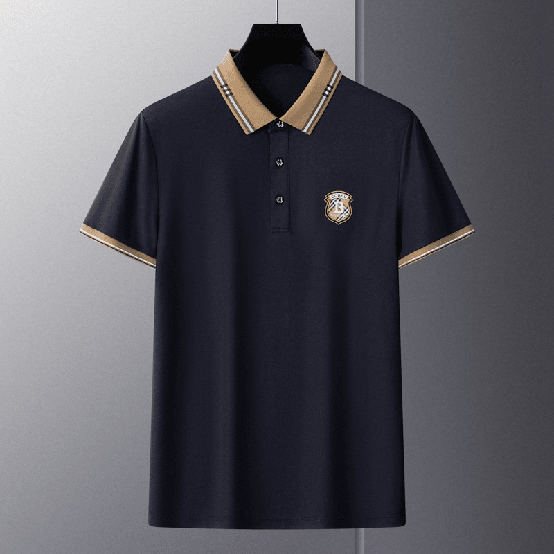 Men's Casual Embroidered POLO Shirt