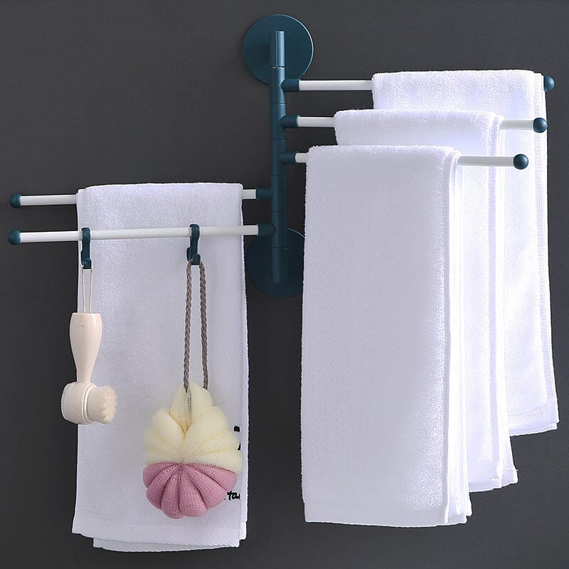 Punching-free Rotating Towel Rail
