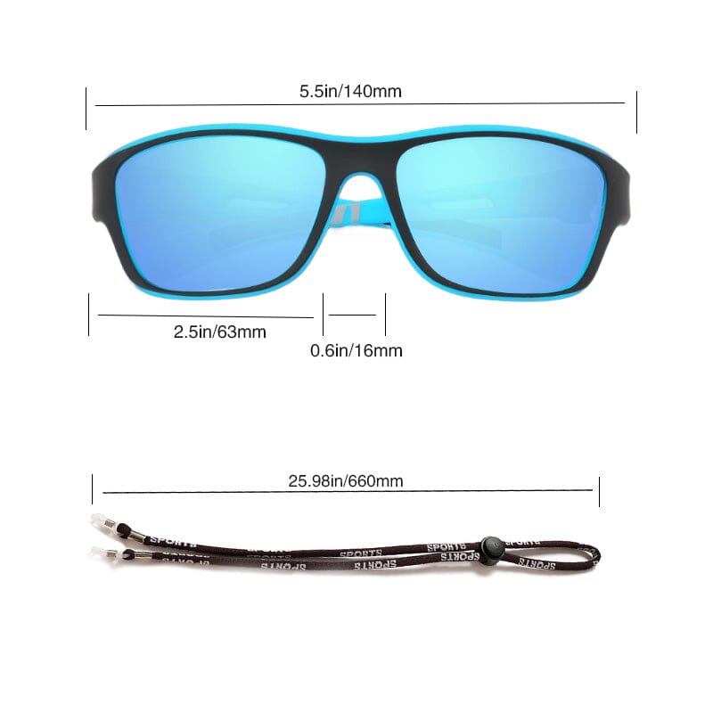 Outdoor Sports Sunglasses with Anti-glare Polarized Lens