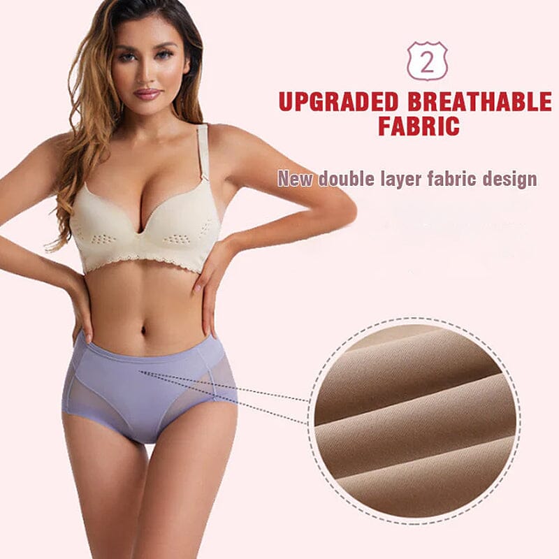 High Waist Ice Silk Shaping Briefs