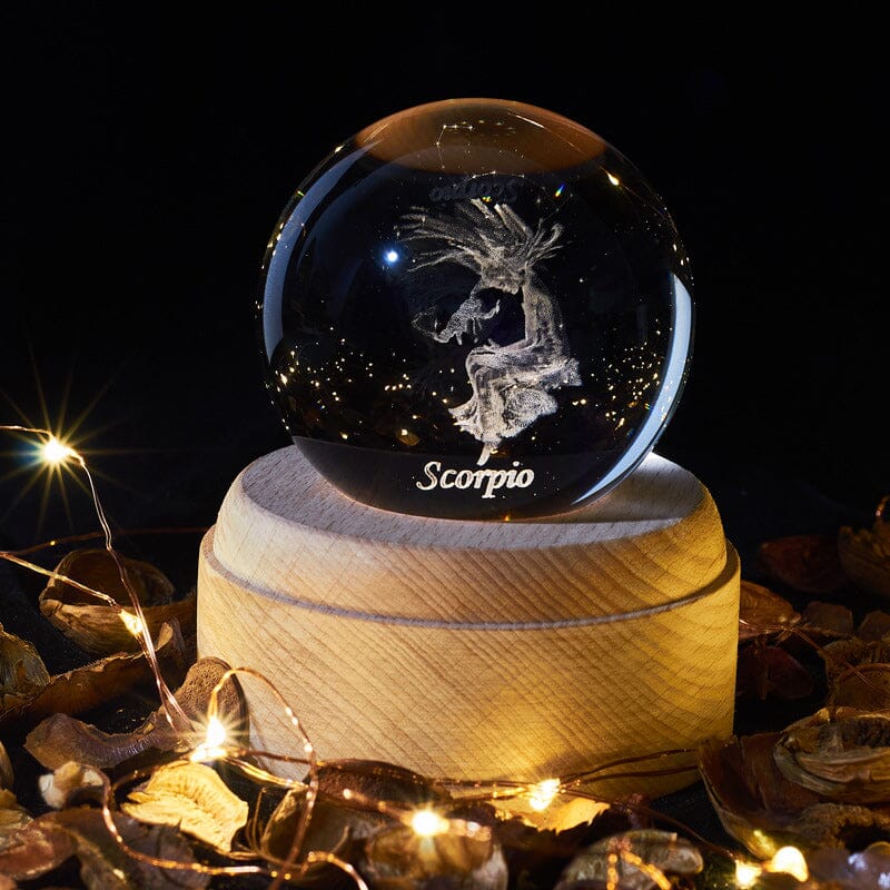 Glowing Crystal Ball Night Light