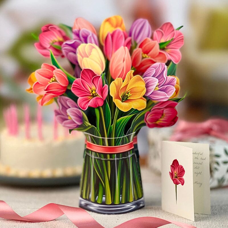 3D Bouquet Greeting Card