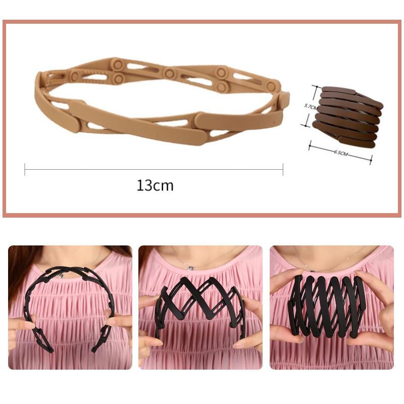 Portable Telescopic Hair Bands for Women's Hair