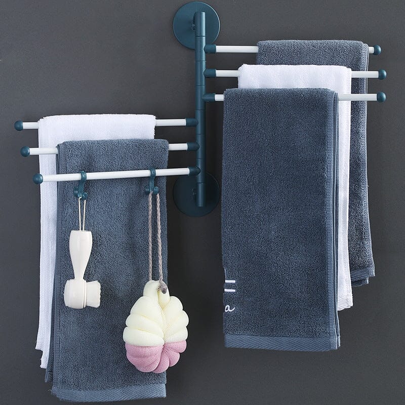 Punching-free Rotating Towel Rail