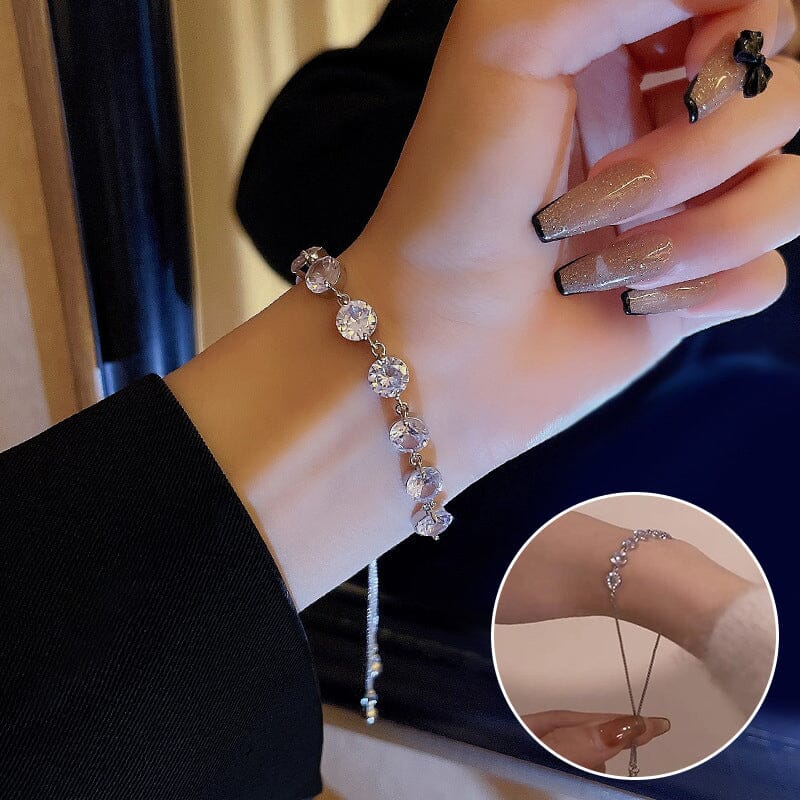 Diamond Silver Zircon Bracelet