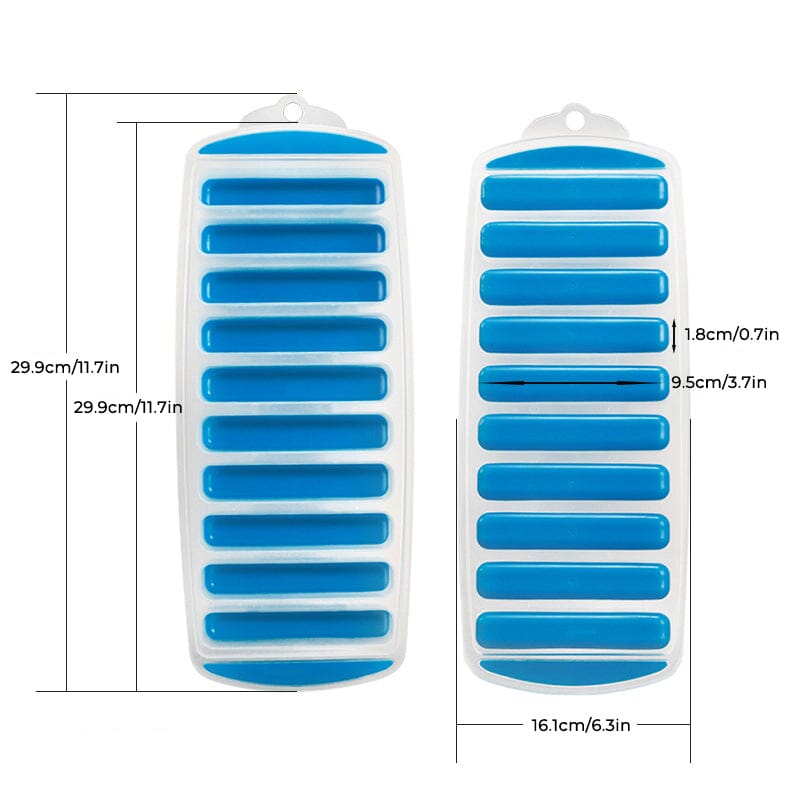 Silicone Narrow Ice Stick Cube Tray