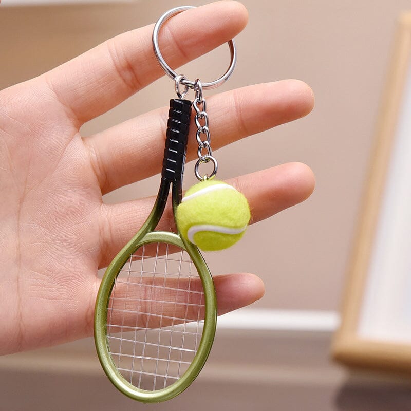 Mini Tennis Racket Keychain