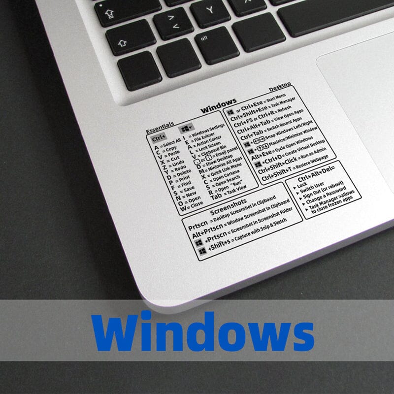 Keyboard Shortcut Stickers （3 pcs）