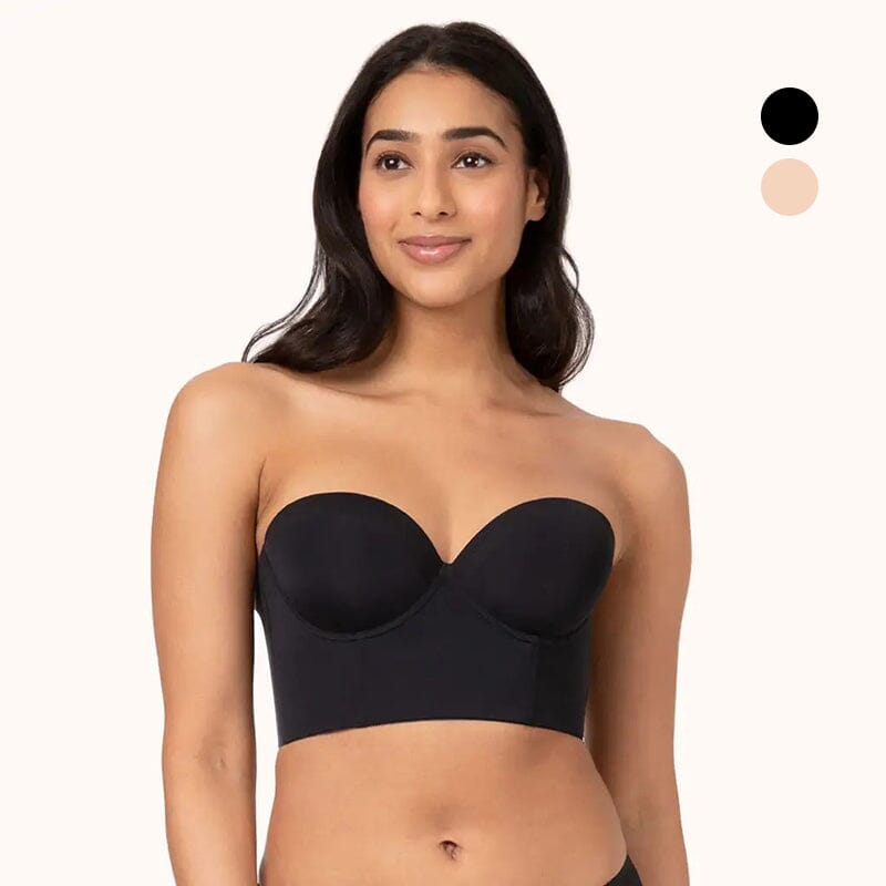 Low Back Strapless Bra