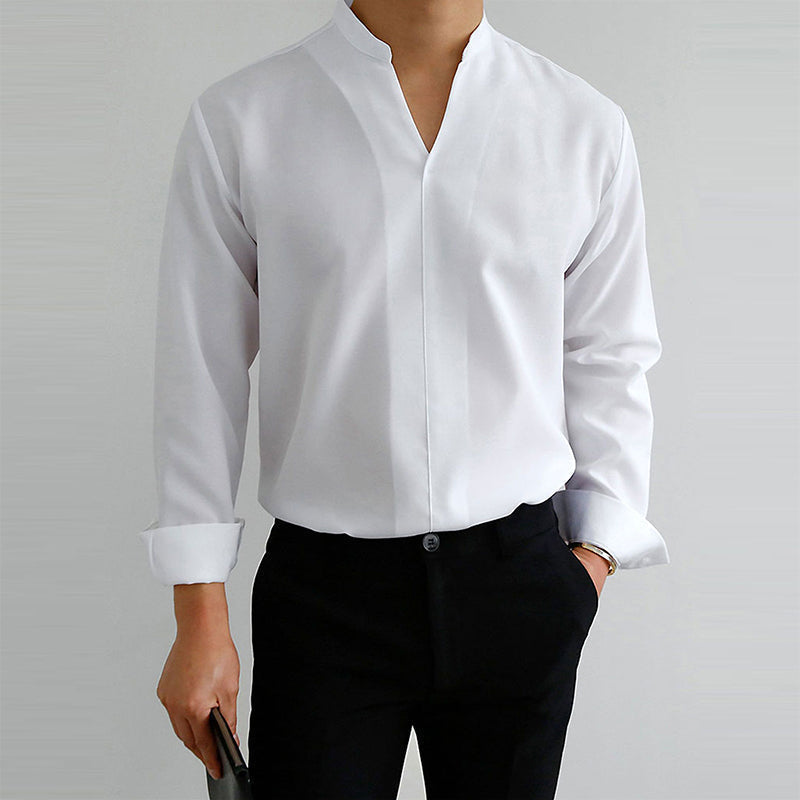 Gentlemans Simple Design Casual Shirt