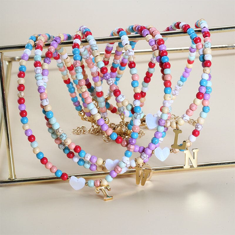 Personalized Colorful Beads Choker