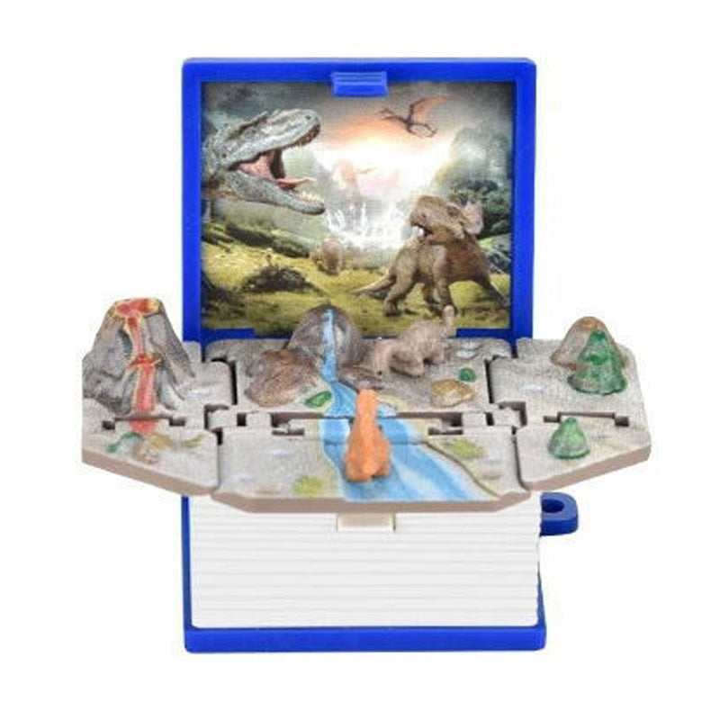 Pop Up 3D Mini Dinosaurs & Astronaut Keychains