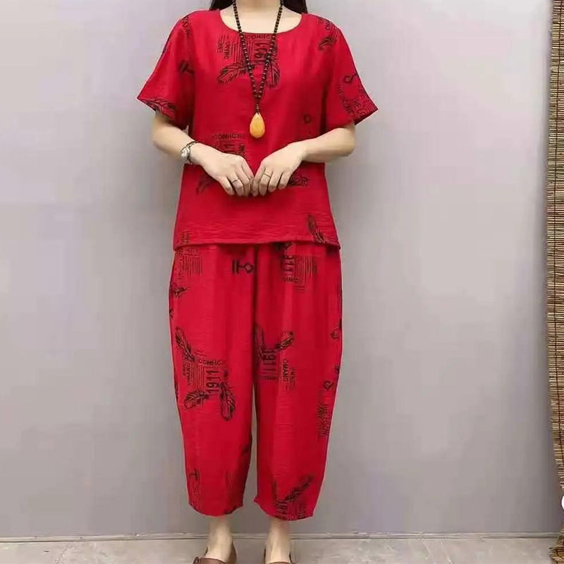 Woman Casual And Loose 2-piece Set