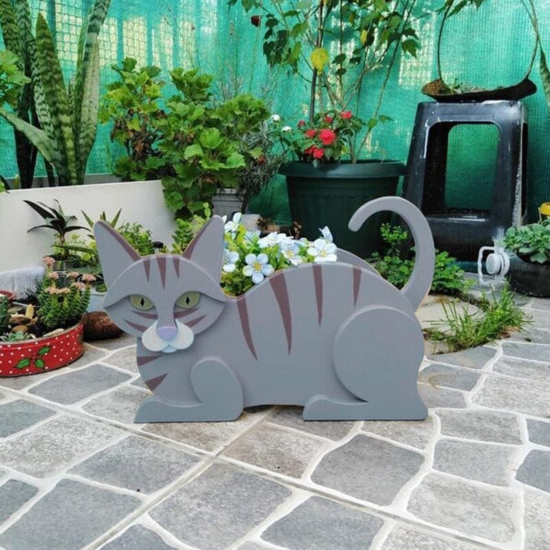 Cat Shaped Planter