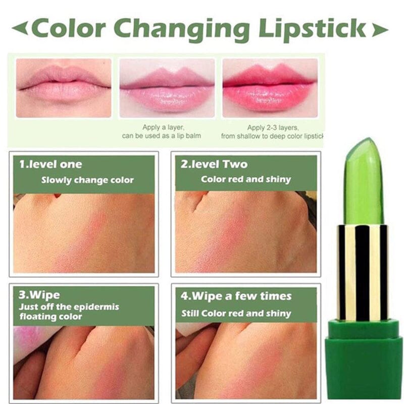 Colour-changing Aloe Vera Lipstick