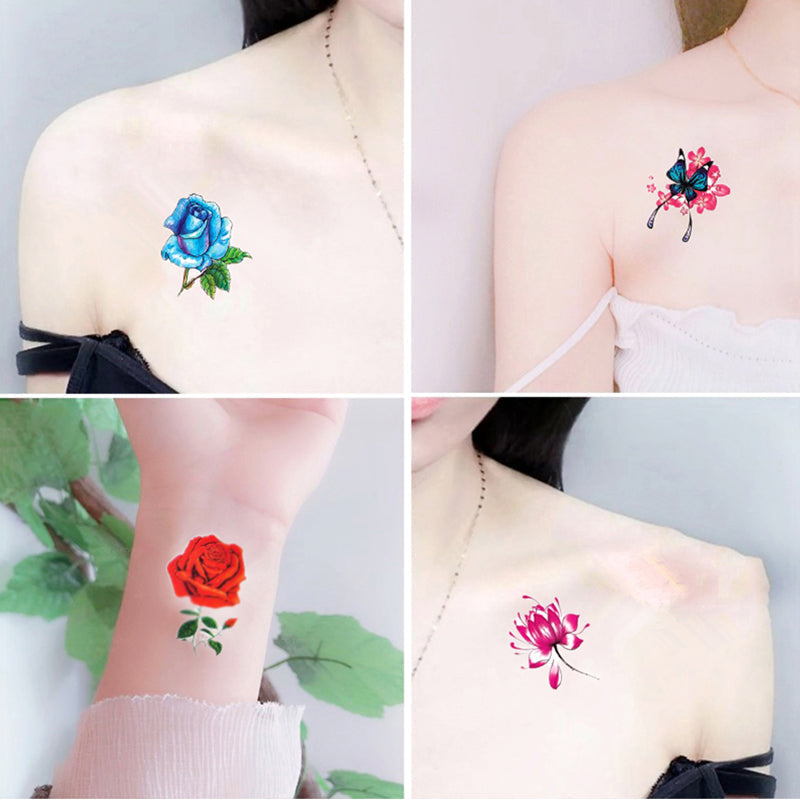 Trendy 3D Tattoo Stickers 50 PCS