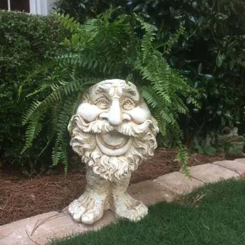 Muggly's Face Statue Planter