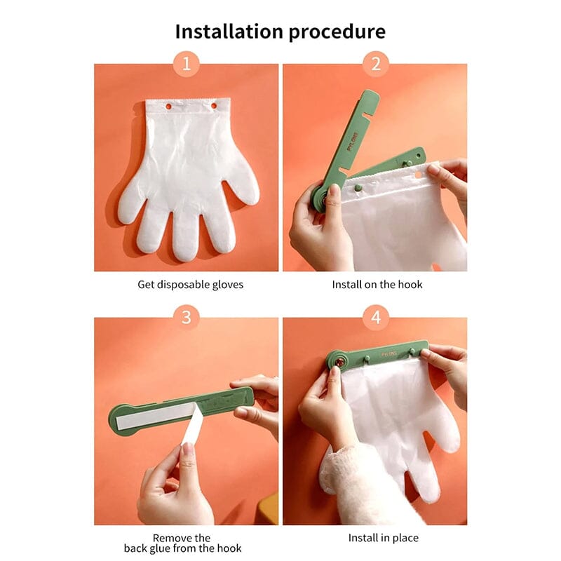 Disposable Glove Holder Organizer Wall Mounted